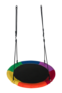 Hojdačka Bocianie hniezdo Rainbow 100 cm na detské ihrisko